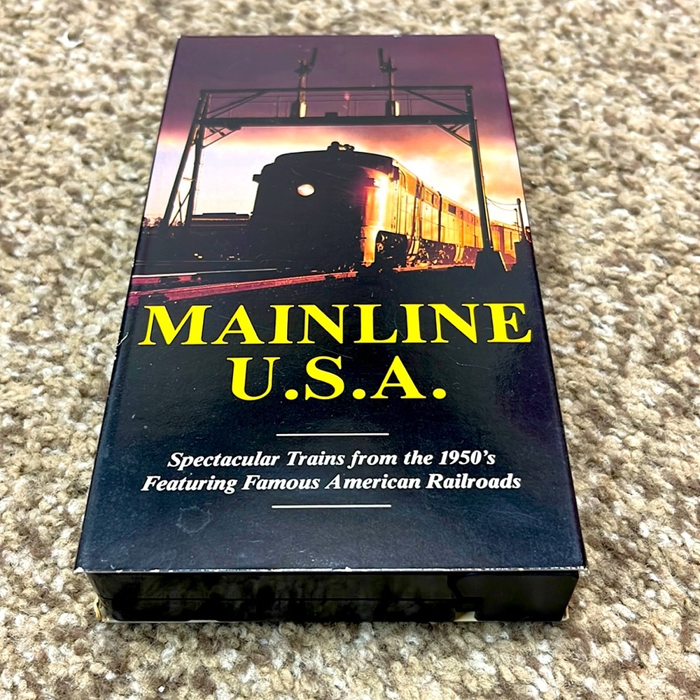 Main line USA, VHS 1990s spectacular trains from the 1950s